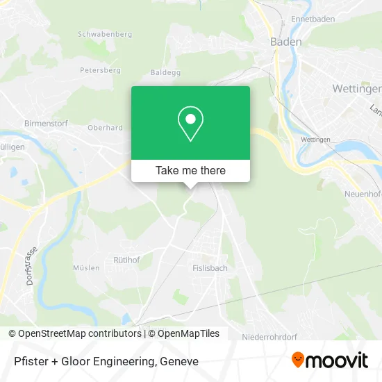Pfister + Gloor Engineering map
