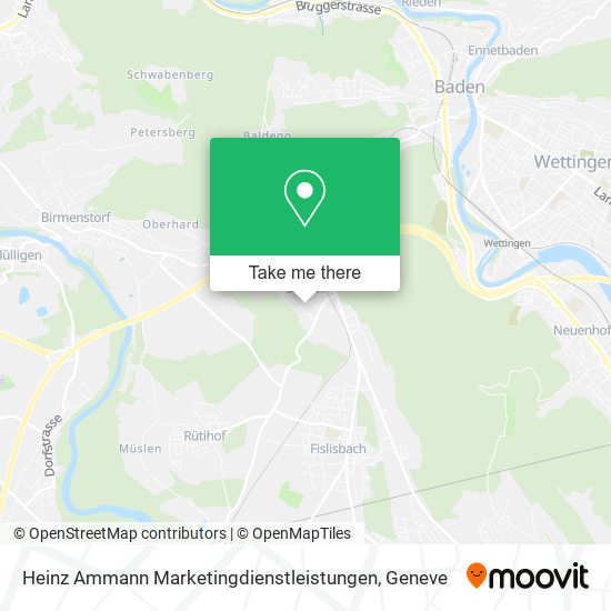 Heinz Ammann Marketingdienstleistungen map
