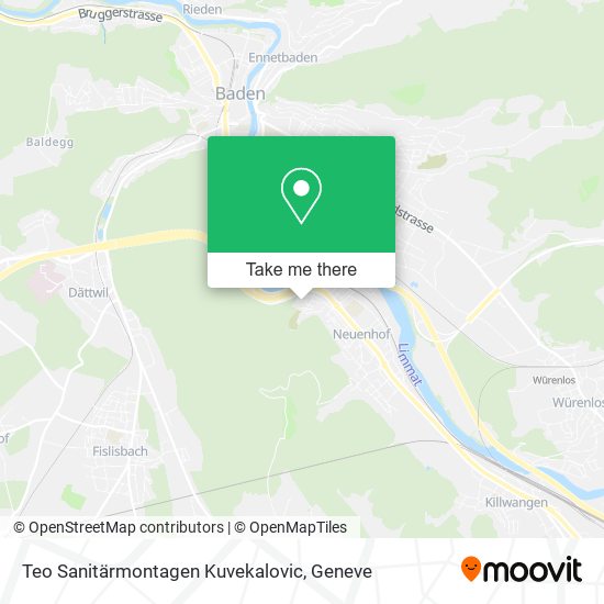 Teo Sanitärmontagen Kuvekalovic map