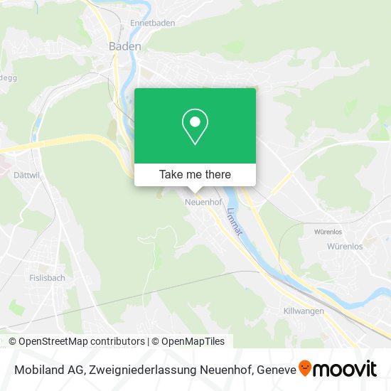 Mobiland AG, Zweigniederlassung Neuenhof map