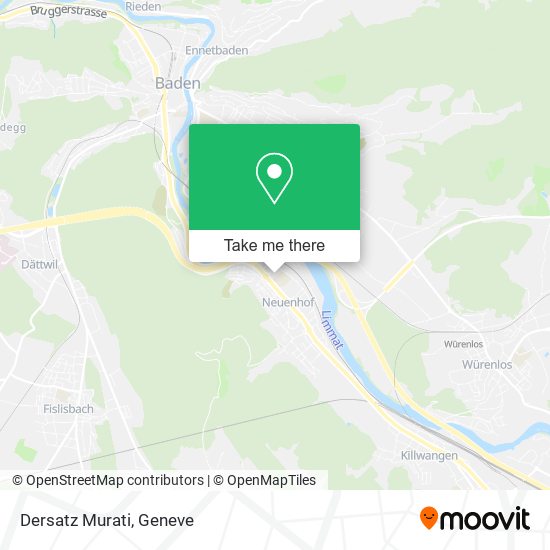 Dersatz Murati map