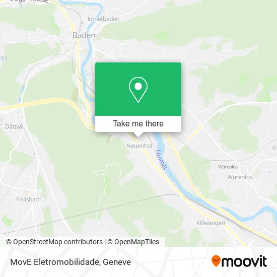 MovE Eletromobilidade map