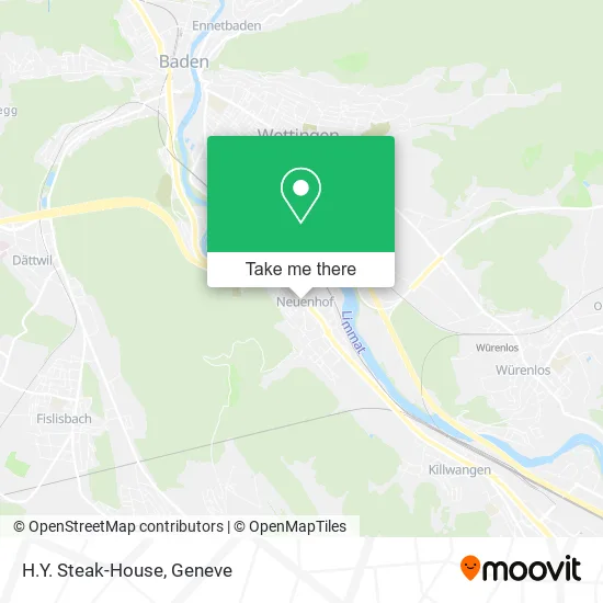 H.Y. Steak-House map