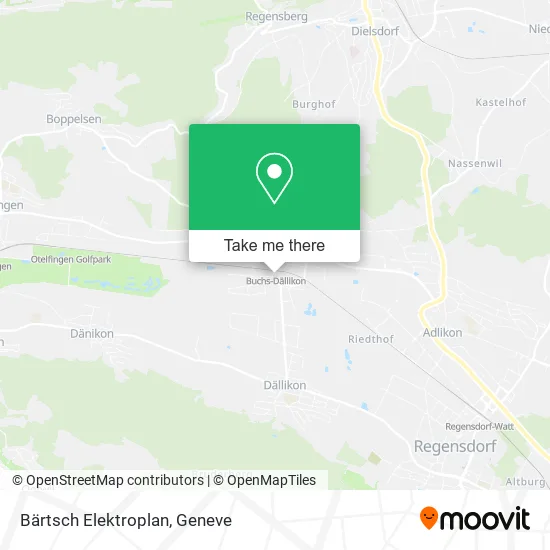 Bärtsch Elektroplan map