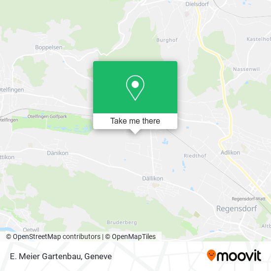 E. Meier Gartenbau map
