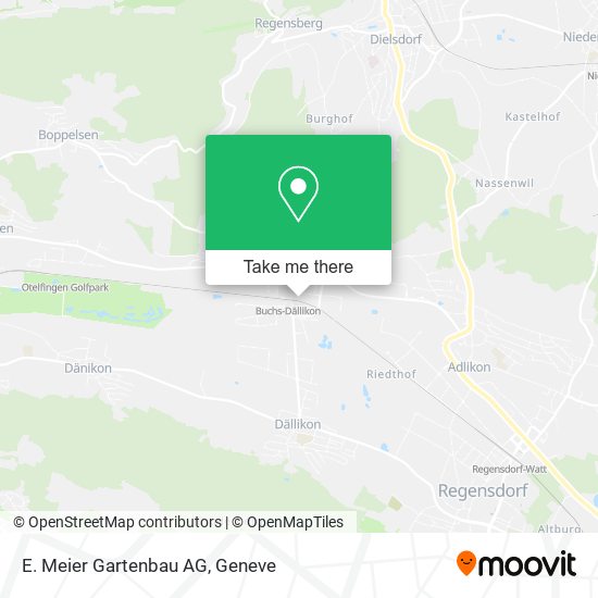 E. Meier Gartenbau AG map