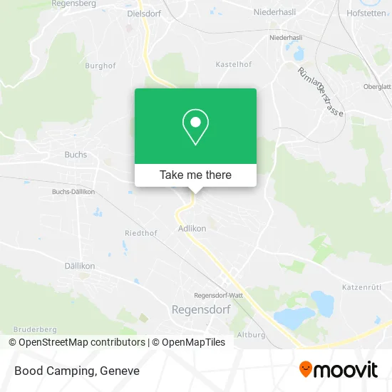 Bood Camping map