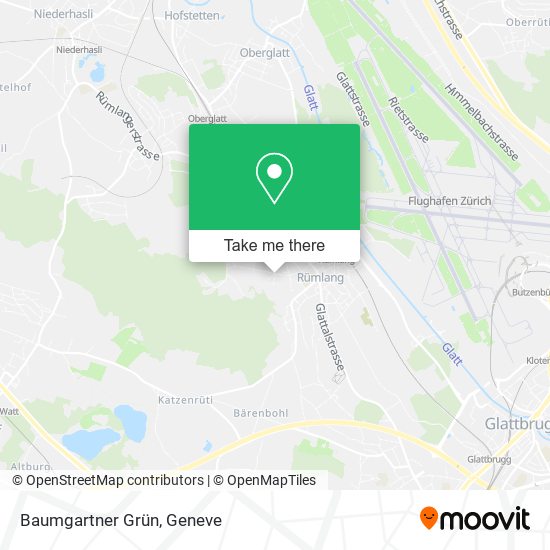 Baumgartner Grün map