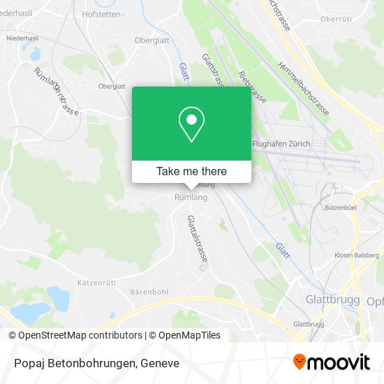 Popaj Betonbohrungen map