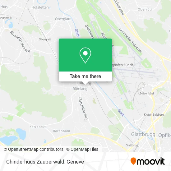 Chinderhuus Zauberwald map