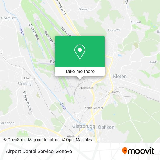 Airport Dental Service map