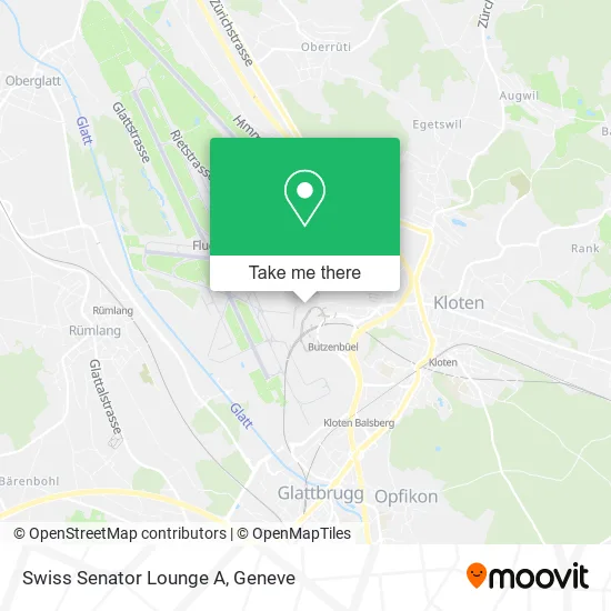 Swiss Senator Lounge A map