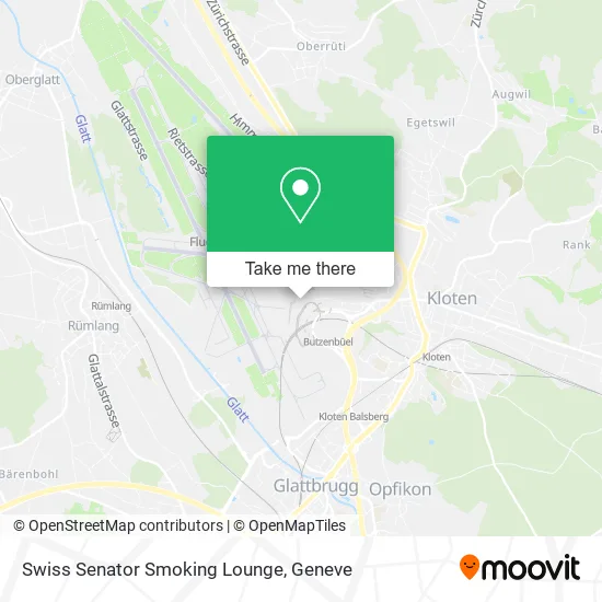 Swiss Senator Smoking Lounge map