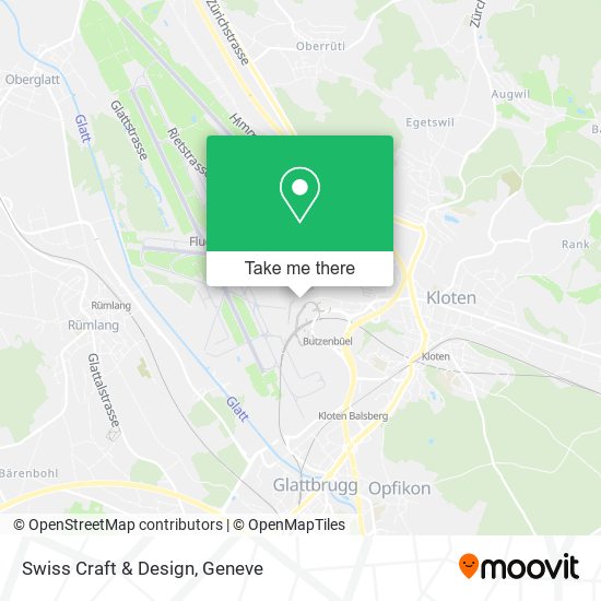 Swiss Craft & Design map