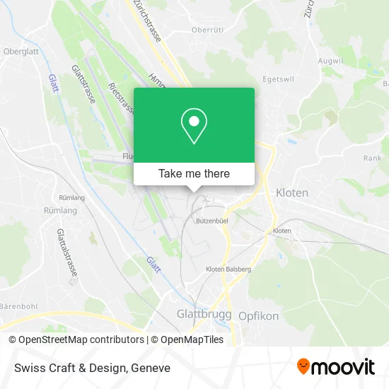 Swiss Craft & Design map