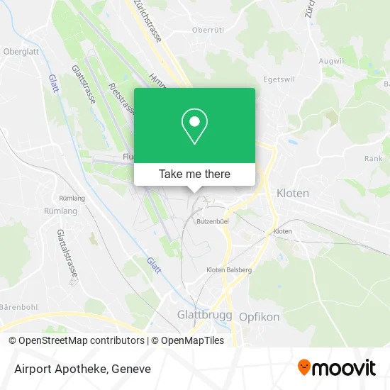 Airport Apotheke map