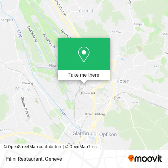 Filini Restaurant map