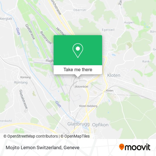 Mojito Lemon Switzerland map