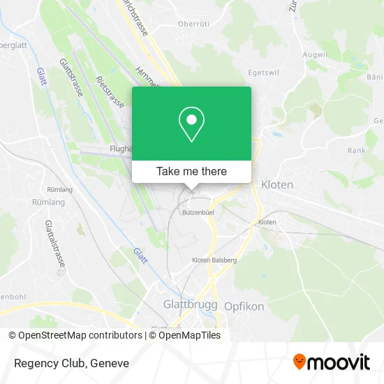 Regency Club map