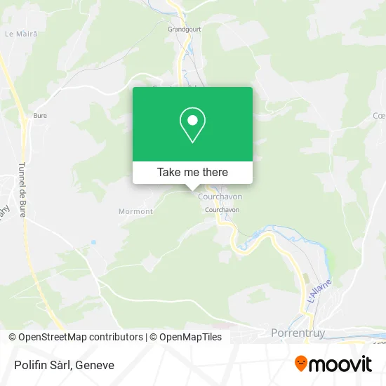 Polifin Sàrl map