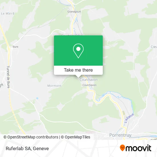 Ruferlab SA map