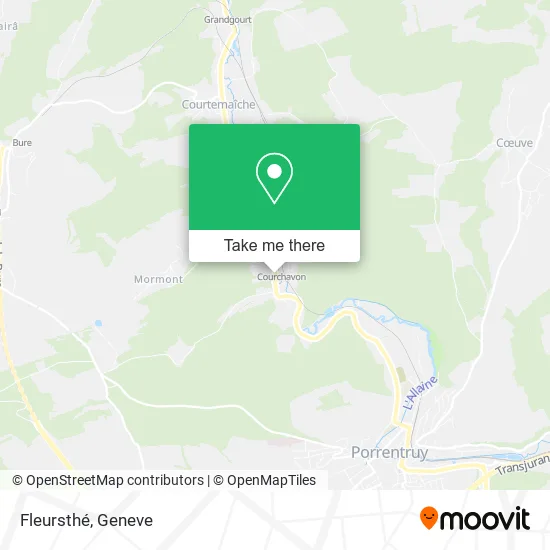 Fleursthé map