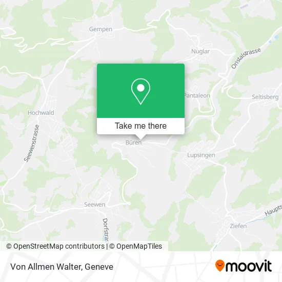 Von Allmen Walter map