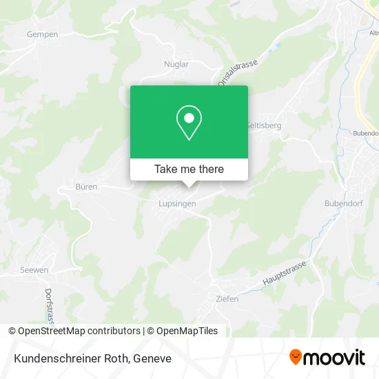 Kundenschreiner Roth map