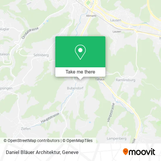 Daniel Bläuer Architektur map