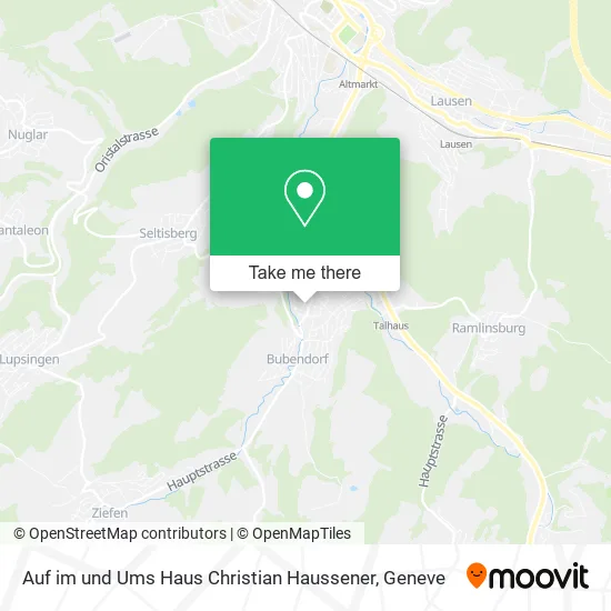 Auf im und Ums Haus Christian Haussener map