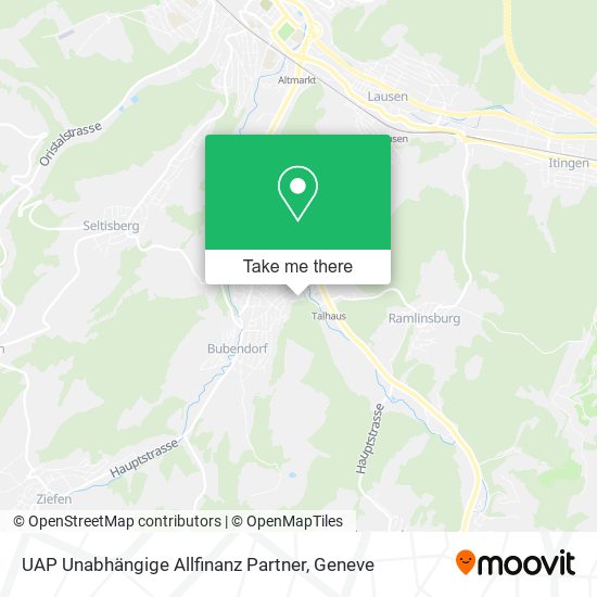 UAP Unabhängige Allfinanz Partner map