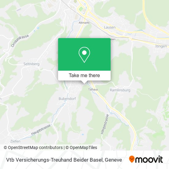 Vtb Versicherungs-Treuhand Beider Basel map
