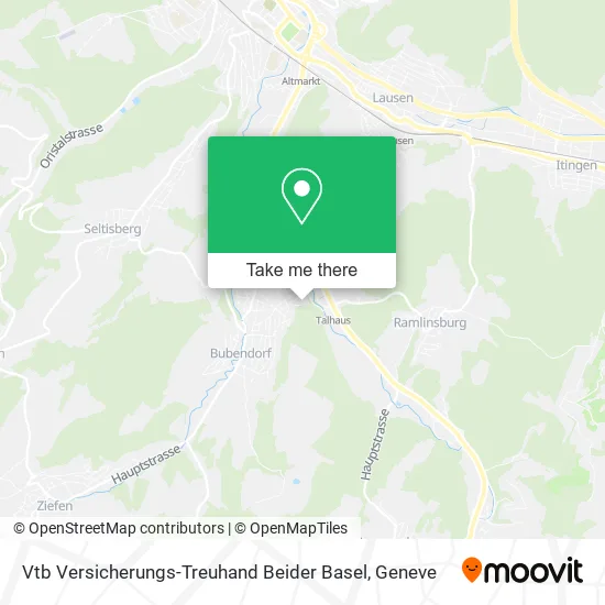 Vtb Versicherungs-Treuhand Beider Basel map