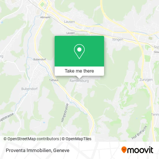 Proventa Immobilien map