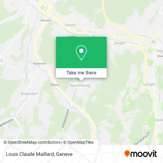 Louis Claude Maillard map