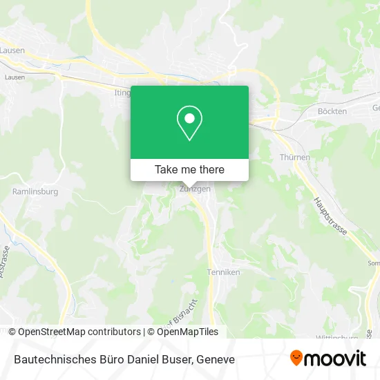 Bautechnisches Büro Daniel Buser map