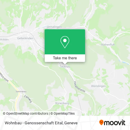 Wohnbau - Genossenschaft Eital map