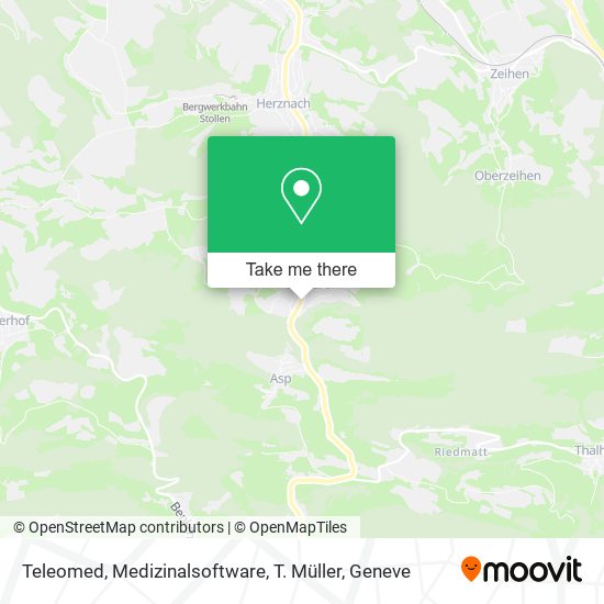 Teleomed, Medizinalsoftware, T. Müller map