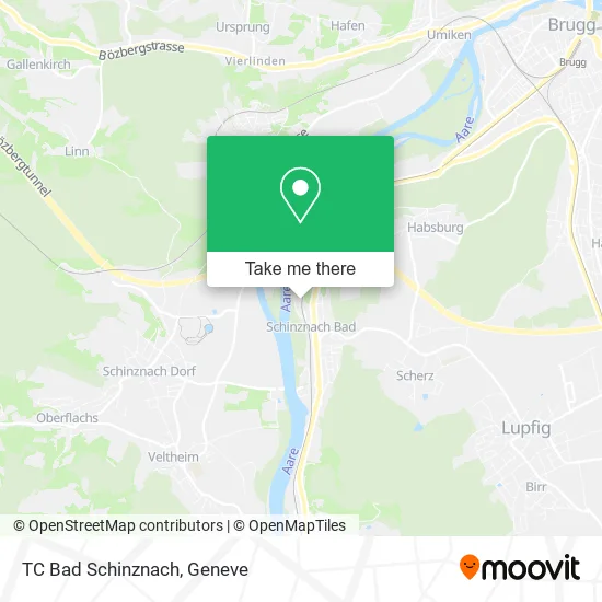TC Bad Schinznach map