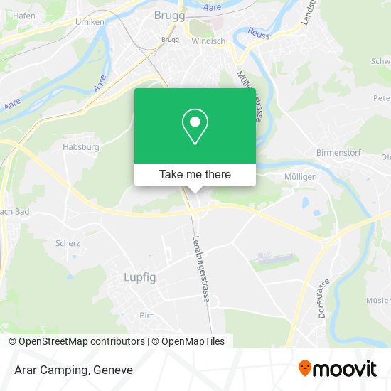 Arar Camping map
