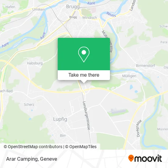 Arar Camping map