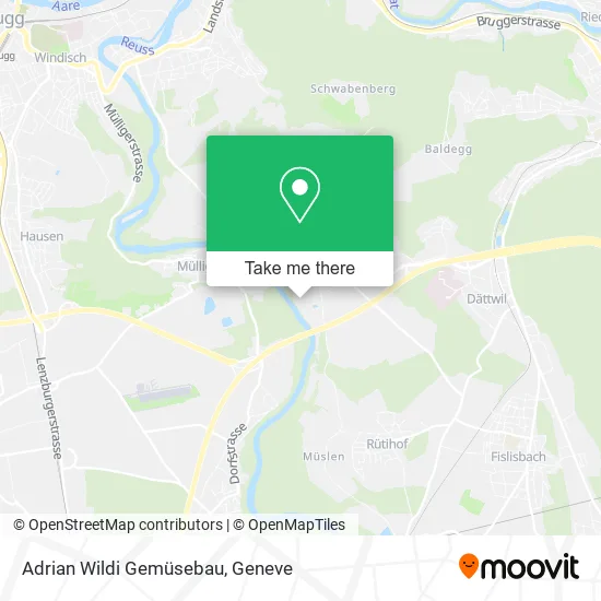 Adrian Wildi Gemüsebau map