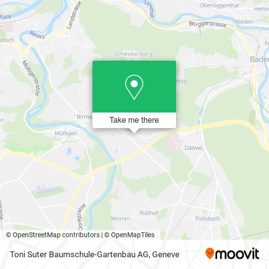 Toni Suter Baumschule-Gartenbau AG map