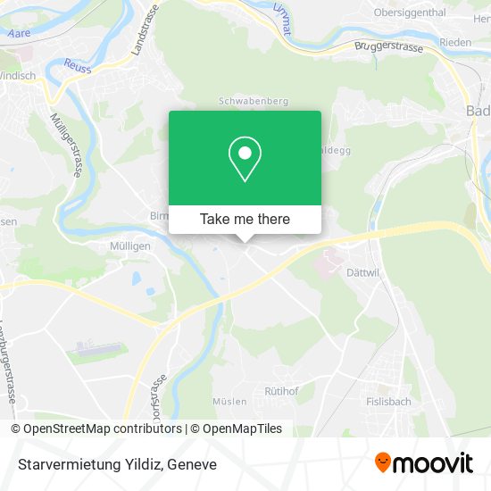 Starvermietung Yildiz map