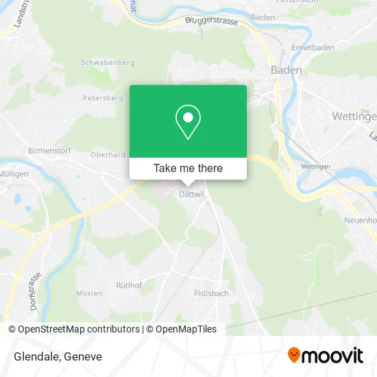 Glendale map