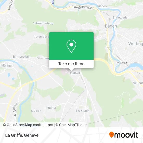 La Griffe map