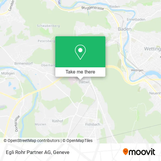 Egli Rohr Partner AG map