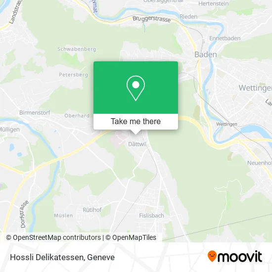 Hossli Delikatessen map