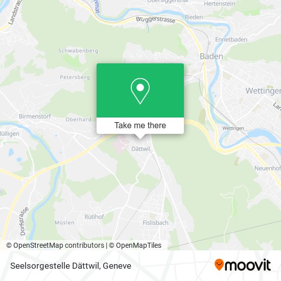 Seelsorgestelle Dättwil map