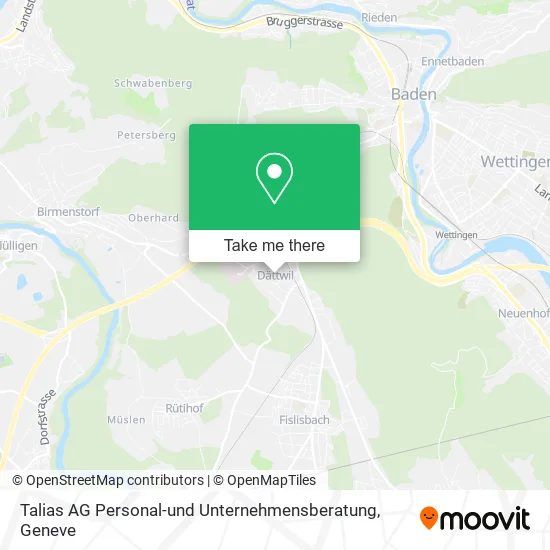 Talias AG Personal-und Unternehmensberatung map